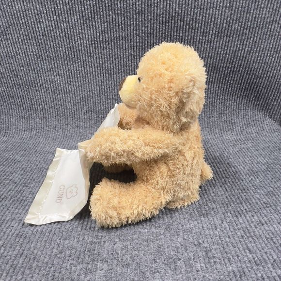 Baby GUND Peek A Boo Brown Teddy Bear 11” Plush Animated Stuffed Animal Toy - Picture 7 of 13